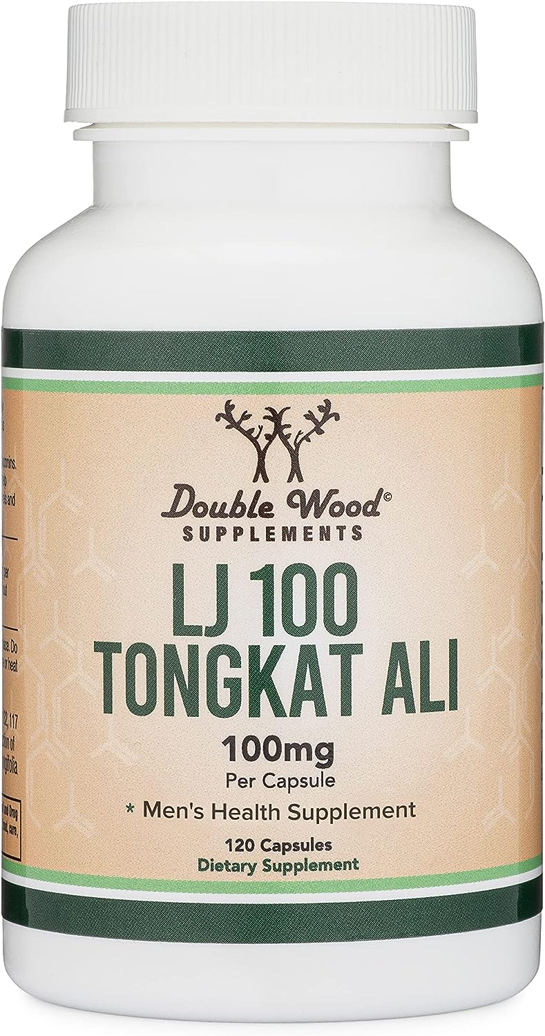 DOUBLE WOOD Tongkat Ali para hombres 120 cápsulas