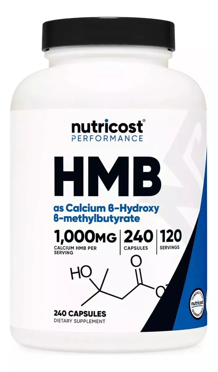 Nutricost Suplemento Hmb 1000mg De Calcio 240 Capsulas