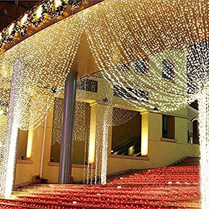 Serie Luces Navidad 10mts 100 Led Bodas Eventos X'vs Calido - MEVA.MX