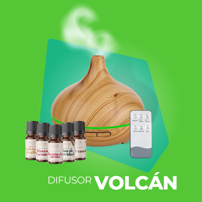 Esencias Navidad, Para Difusor MEVA, Kit de 5 frascos de 5 ml