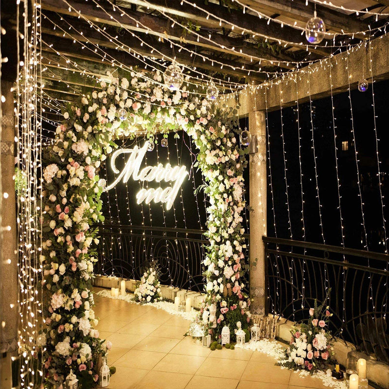 Serie Luces Navidad 10mts 100 Led Bodas Eventos X'vs Calido - MEVA.MX