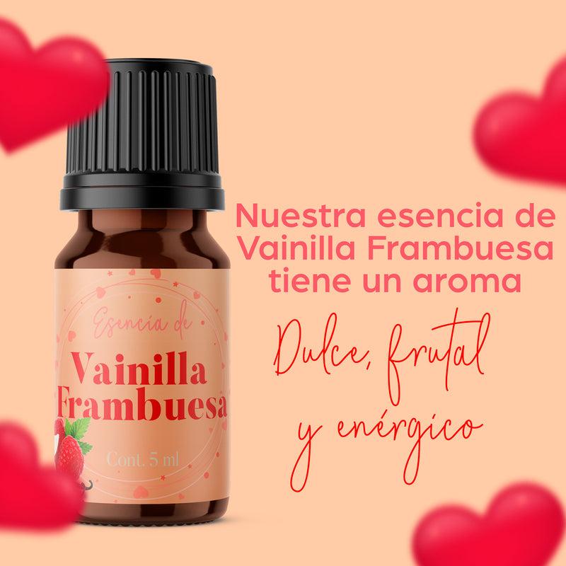 Esencia Vainilla Frambuesa Amor Para Difusor MEVA - MEVA.MX