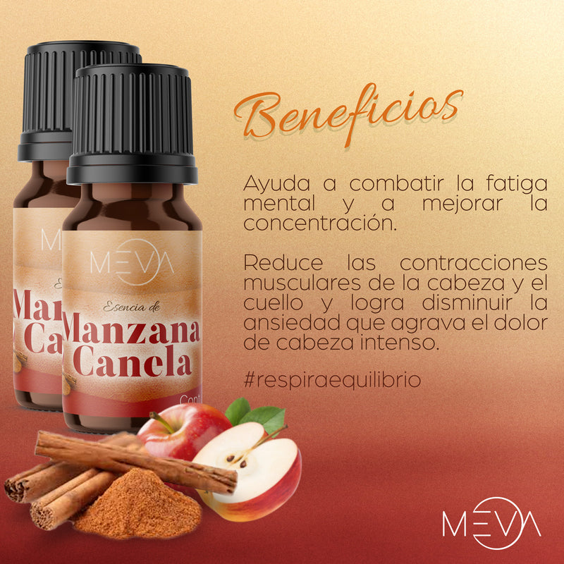 Esencia de Manzana Canela Para Difusor MEVA - MEVA.MX