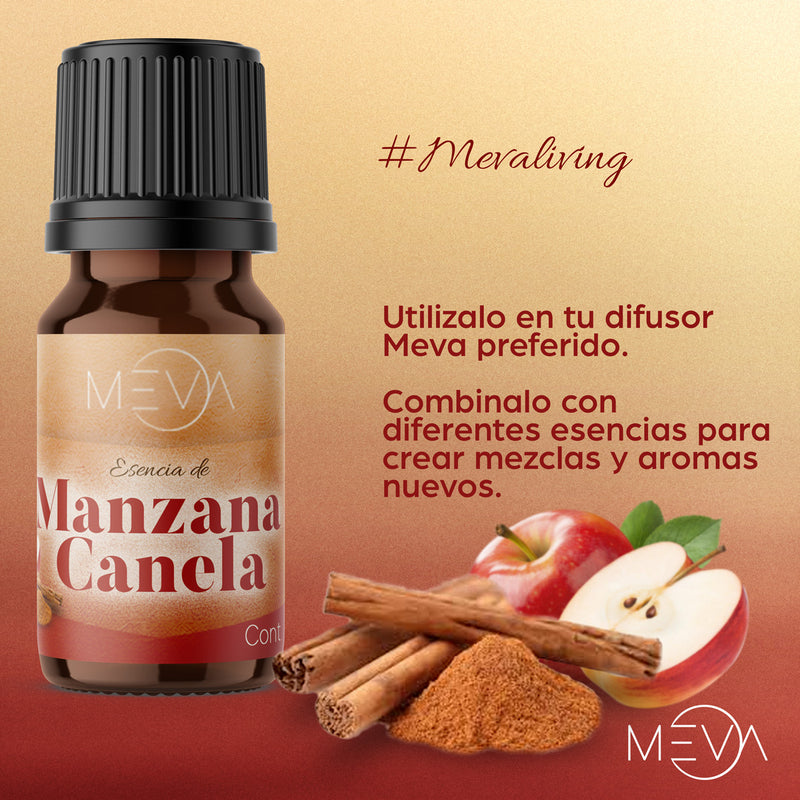 Esencia de Manzana Canela Para Difusor MEVA - MEVA.MX