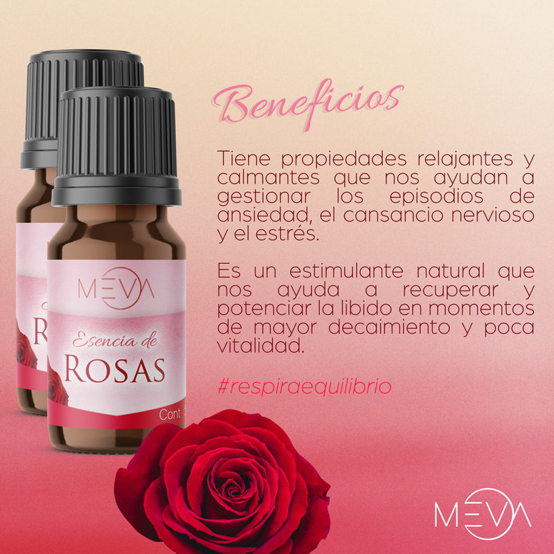 Esencia de Rosas Para Difusor MEVA - MEVA.MX