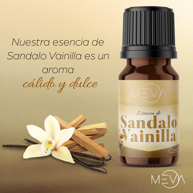 Esencia de Sandalo Vainilla Para Difusor MEVA - MEVA.MX