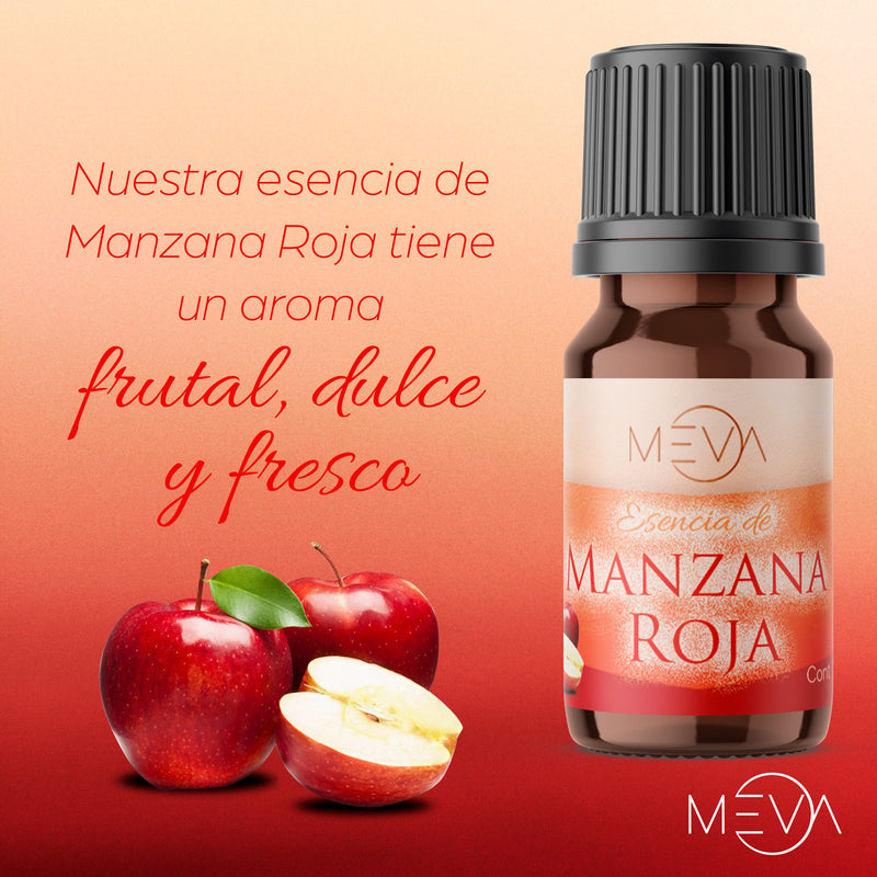 Esencia Manzana Roja Para Difusor MEVA - MEVA.MX