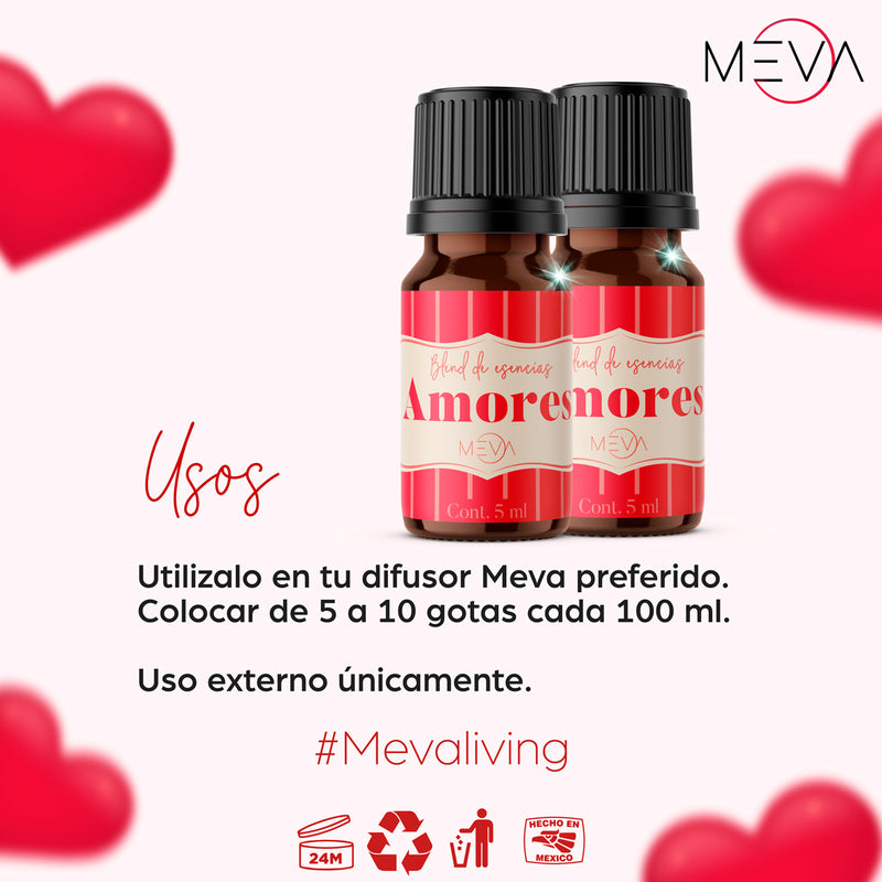 Esencia Amores Para Difusor MEVA - MEVA.MX